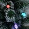 4ft. Fiber Optic Multicolor LED Lights Snowy Pine Artificial Christmas Tree